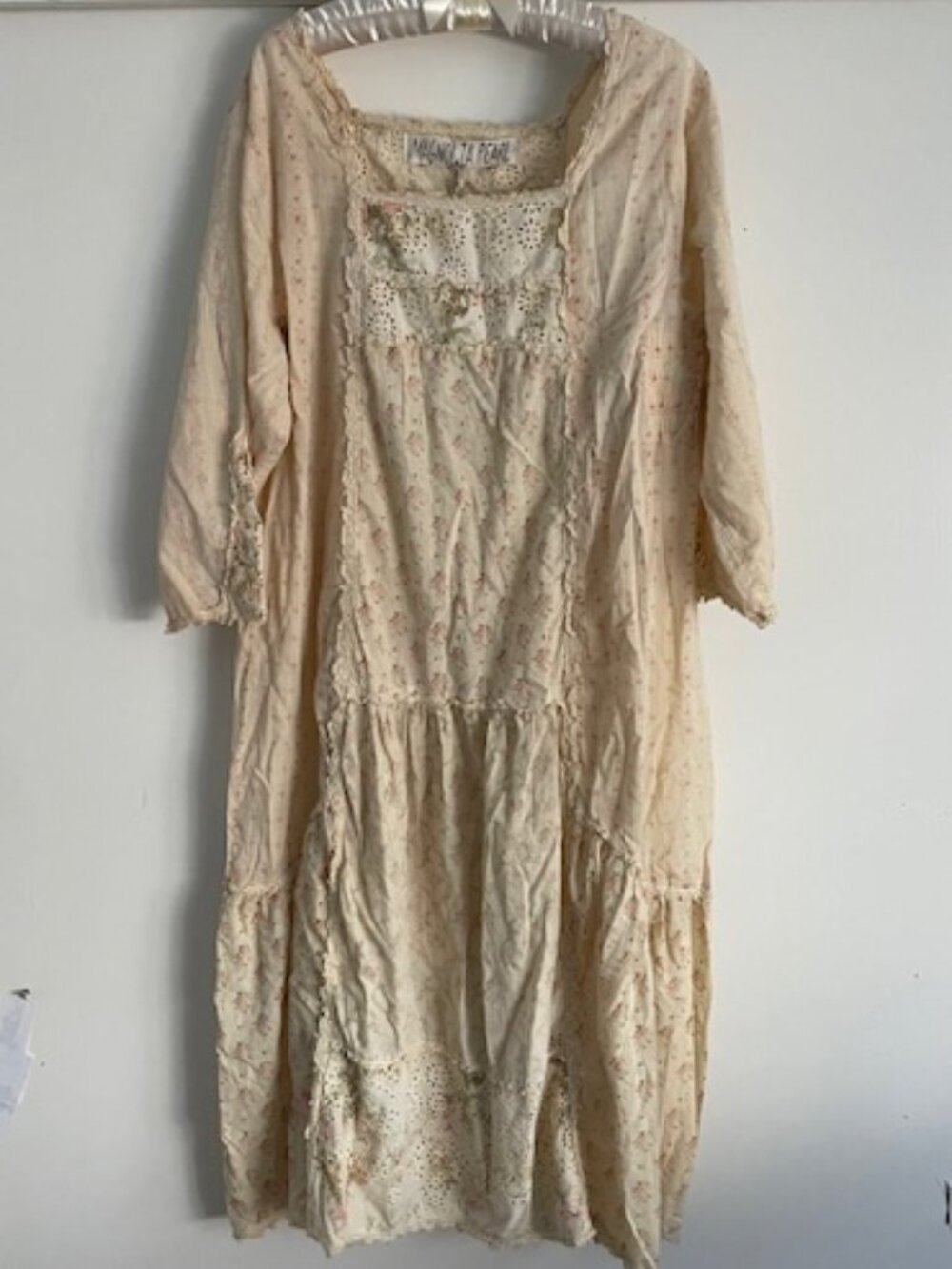 NWT Magnolia Pearl Helenia Dress Ronin Eyelet Lace Cotton Patchwork NEW $550 - Picture 6 of 14